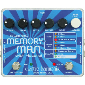 Electro-Harmonix Stereo Memory Man w/Hazarai