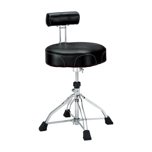 Tama HT741B 1st Chair Ergo-Rider Drum Throne w/Backrest, Black