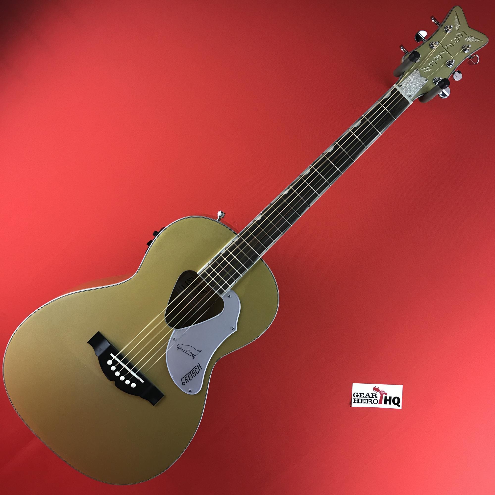 [USED] Gretsch G5021E Limited Edition Rancher Penguin Parlor Acoustic Electric, Casino Gold