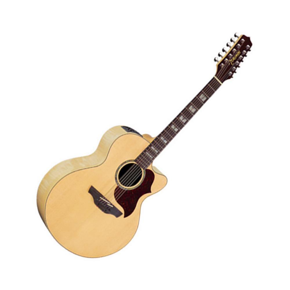 Takamine EG523SC-12 Jumbo 12 String Acoustic/ Electric Guitar, Natural