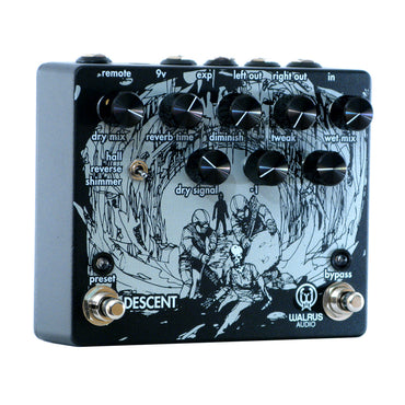 Walrus Audio Descent Octave Reverb, Black (Gear Hero Exclusive)