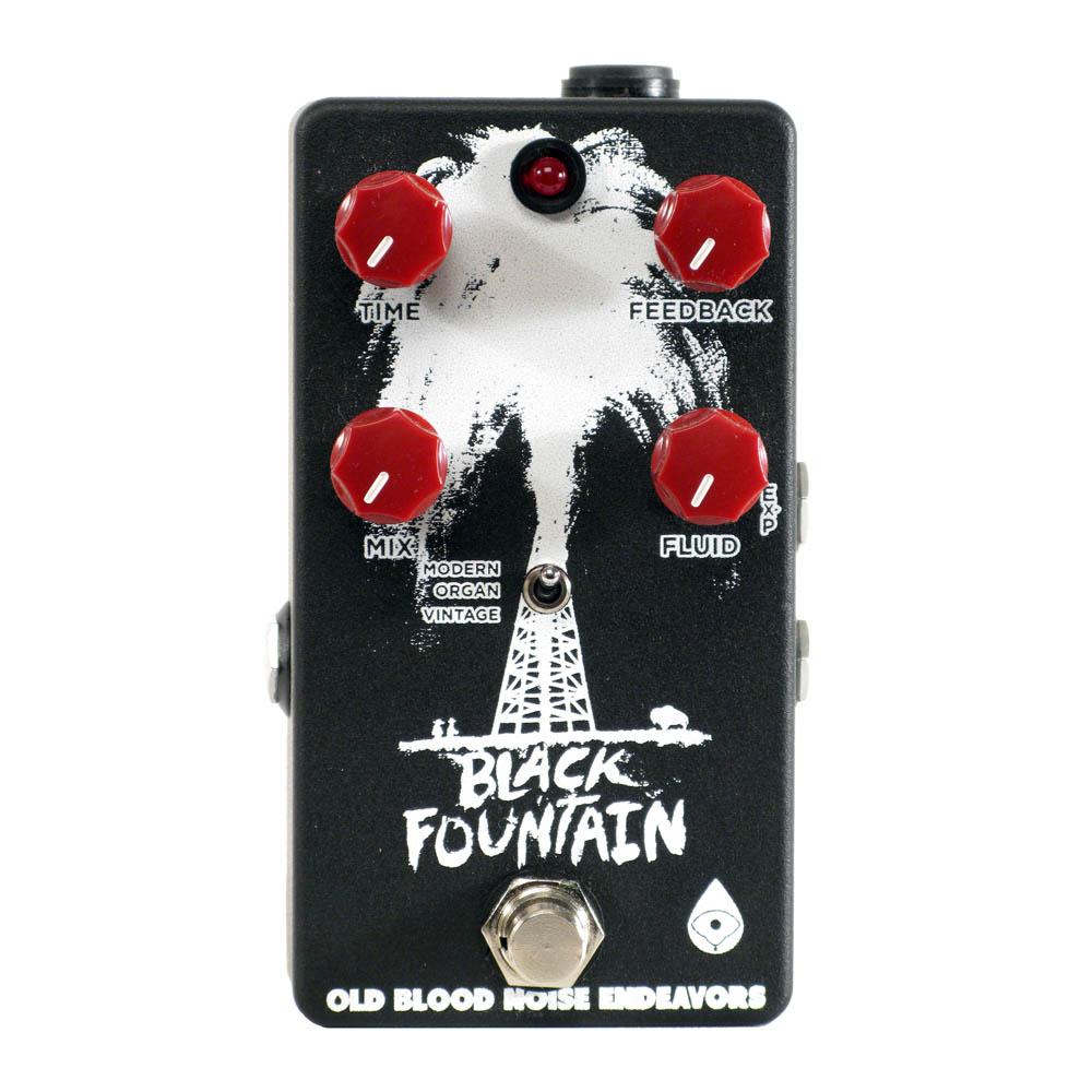 Old Blood Noise Endeavors Black Fountain Delay, Black and White (Gear Hero Exclusive)