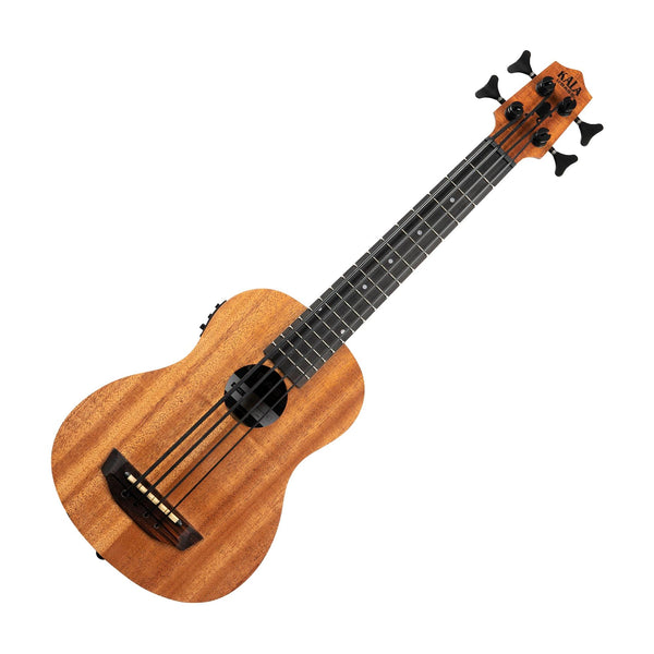 Kala UBASS-NOMAD-FS Nomad Acoustic Electric Ukulele Bass, Natural Satin
