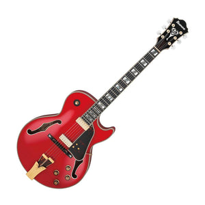 Ibanez GB10SEFMSRR George Benson Signature Hollowbody Electric Guitar w/Case, Sapphire Red