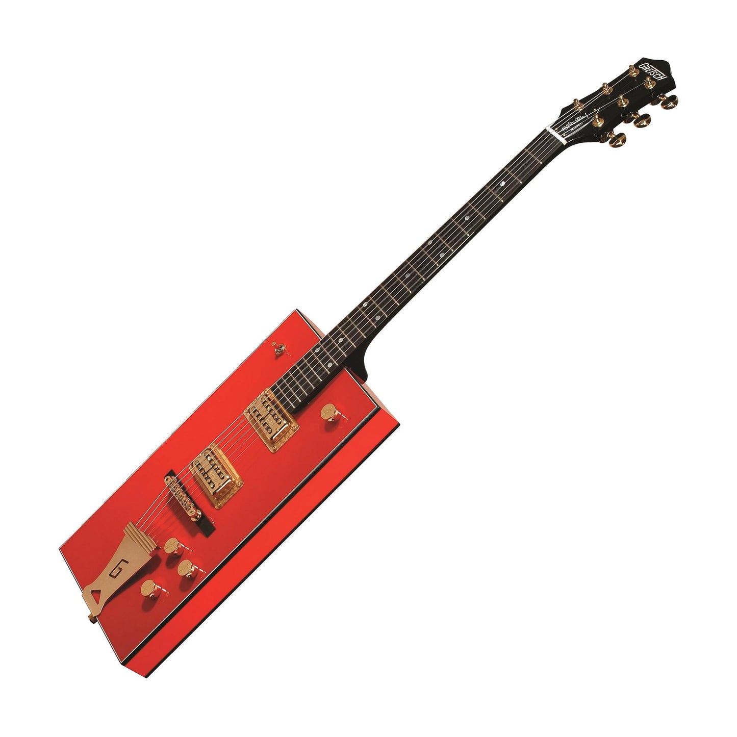 Gretsch G6138 Bo Diddley Signature Electric Guitar w/"G" Cutout Tailpiece, Firebird Red