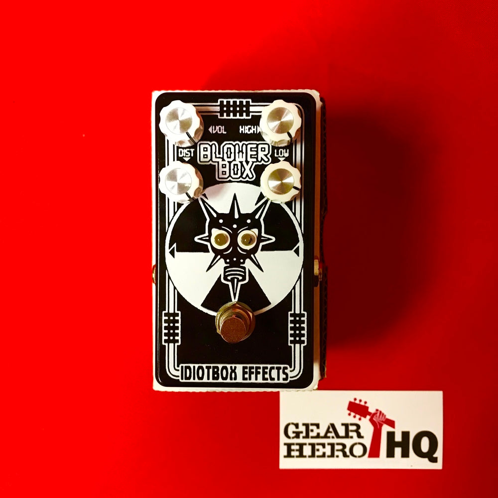 [USED] Idiotbox Blower Box Bass Distortion, Black/White (Gear Hero Exclusive)