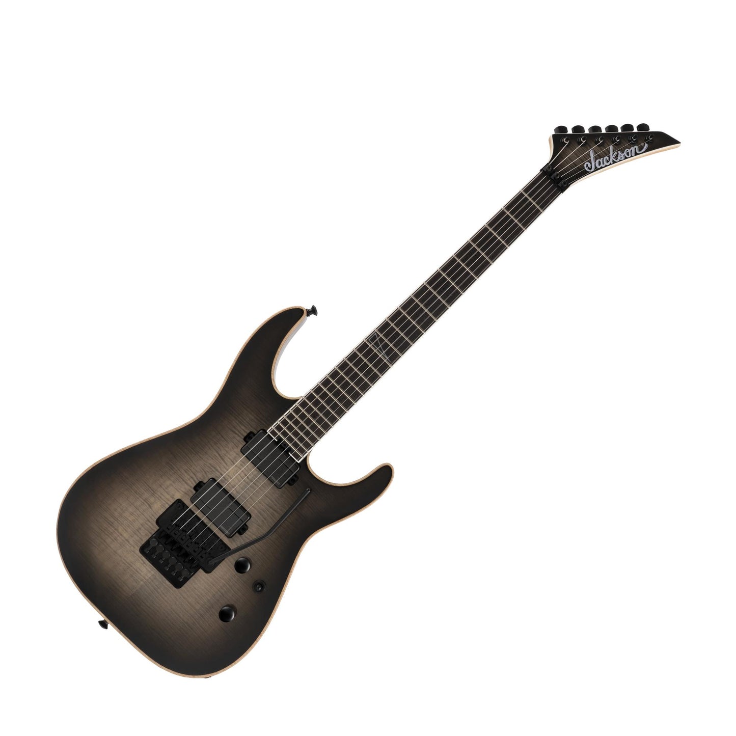 Jackson SL2FM Limited Edition Wildcard Series Soloist, Transparent Black Burst