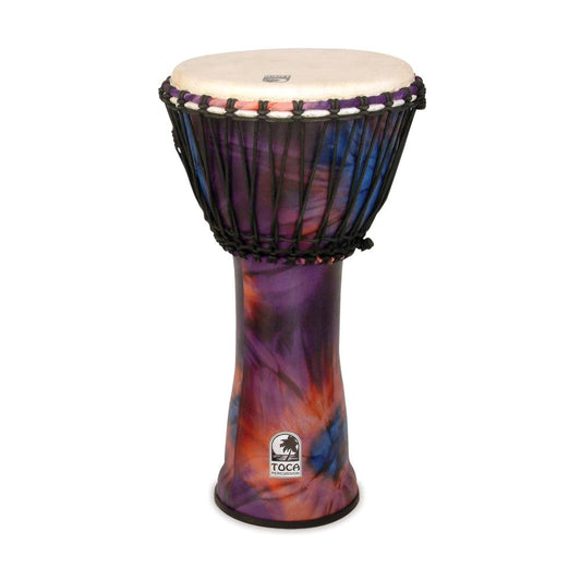 Toca SFDJ-12WP Rope Tuned 12-Inch Djembe, Woodstock Purple