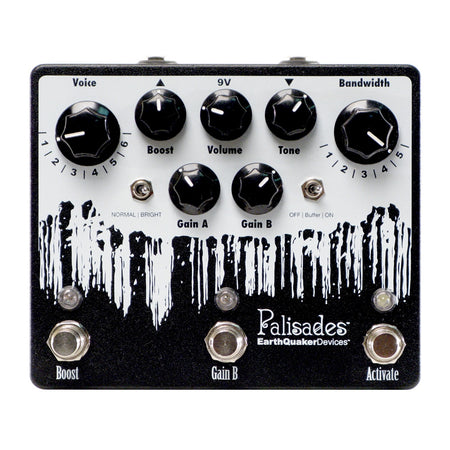 EarthQuaker Devices Palisades V2 Overdrive, Black (Gear Hero