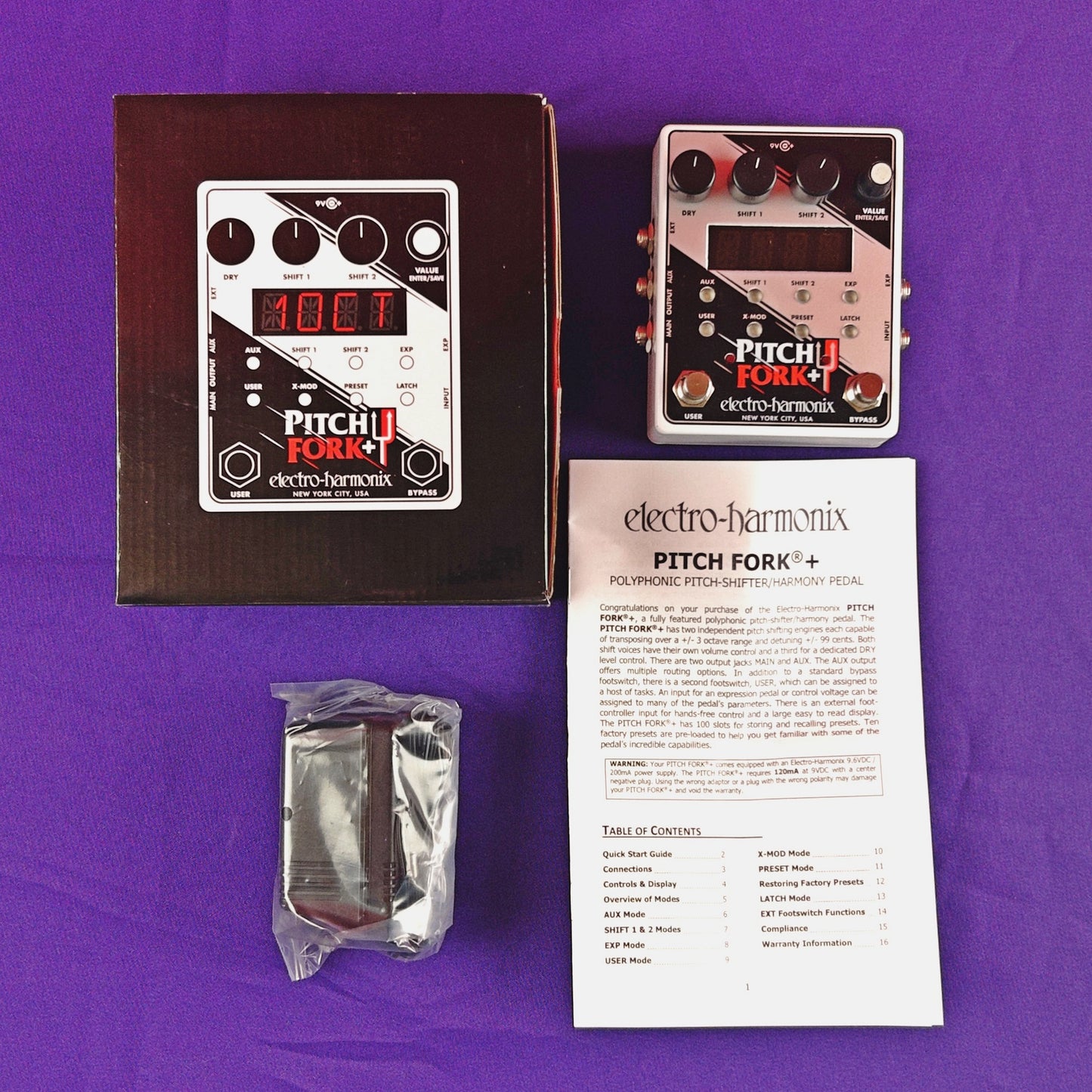 [USED] Electro-Harmonix Pitch Fork+ Polyphonic Octave Harmonizer