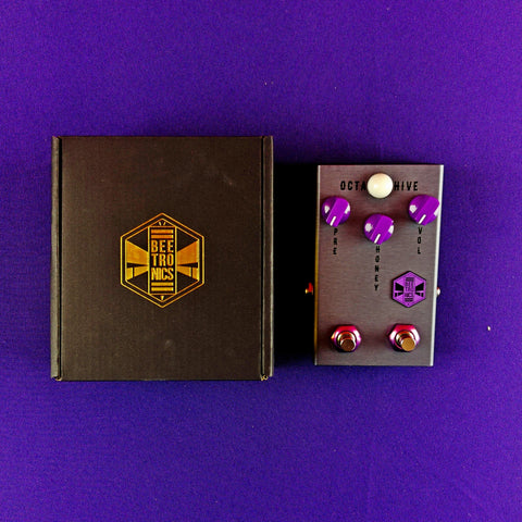 [USED] Beetronics OctaHive Dual-Footswitch High Octave Fuzz, Gray Series 01 (Limited Edition)