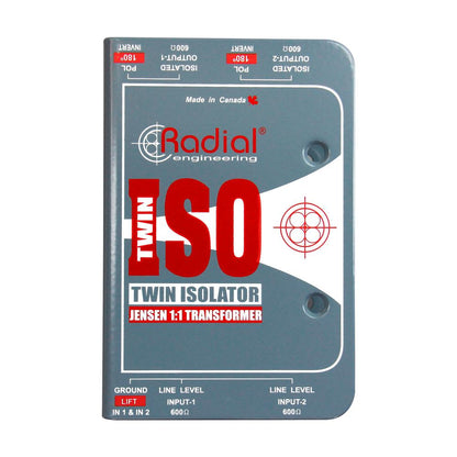 Radial Twin-Iso Passive Line-Level Isolator