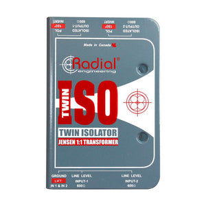 Radial Twin-Iso Passive Line-Level Isolator